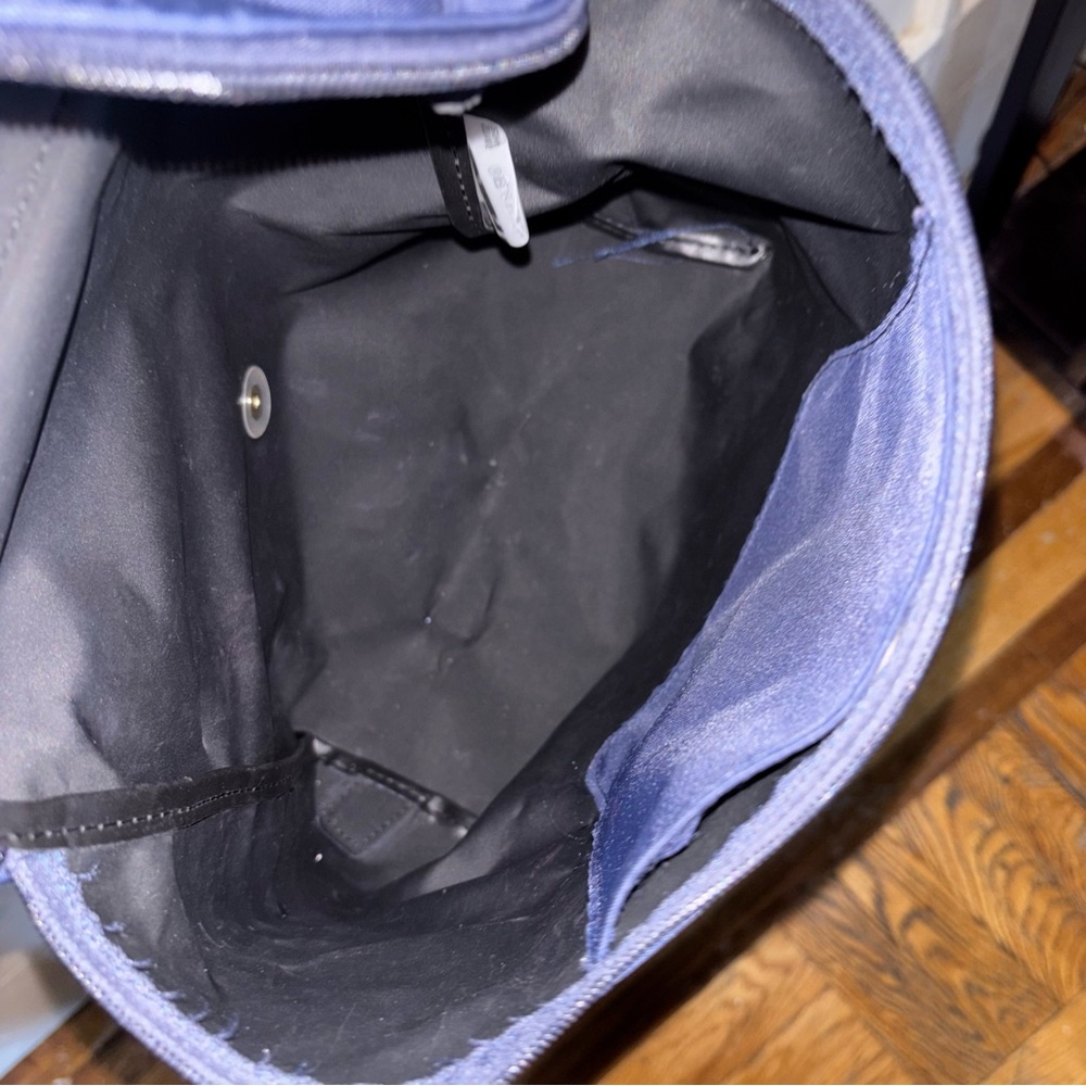 Longchamp Le Pliage Nylon Canvas Backpack in Navy - Picture 8 of 9